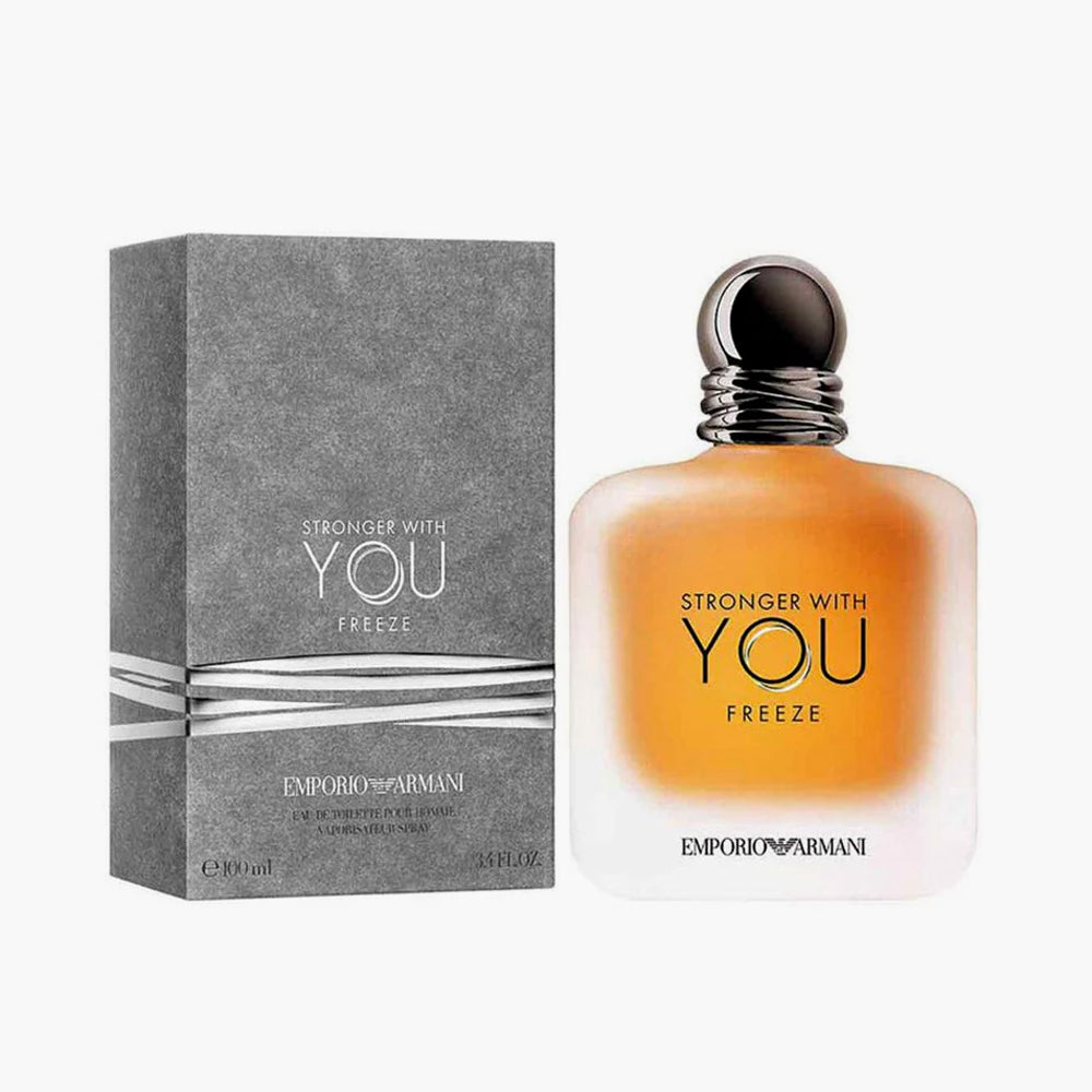 EMPORIO ARMANI STRONGER WITH YOU FREEZE EDT MEN 100ML – Linea De