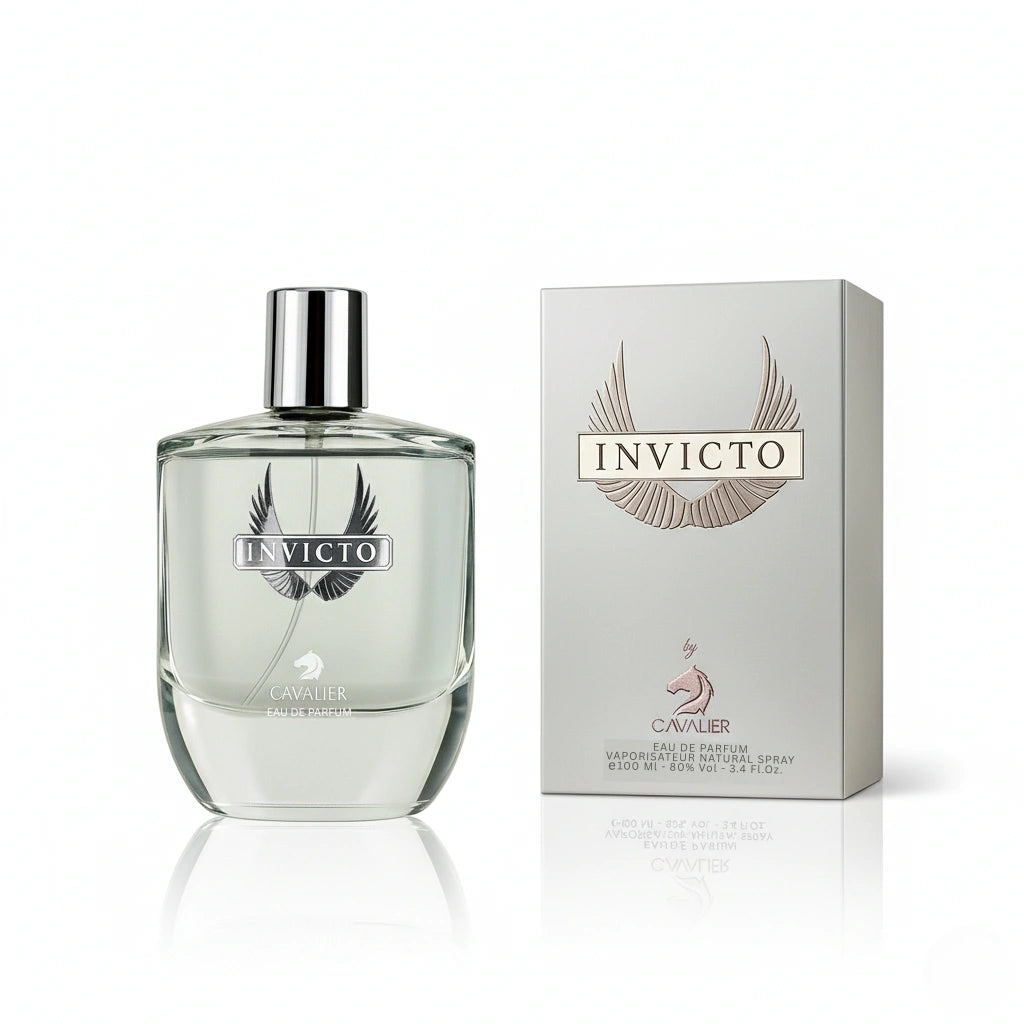 Invicto Eau de Parfum – Bold Aromatic Aquatic Fragrance for Men | Long-Lasting Fresh Masculine Perfume | Seductive Sporty Cologne | Victorious Grapefruit Sea Notes Ambergris Patchouli Scent 100ml