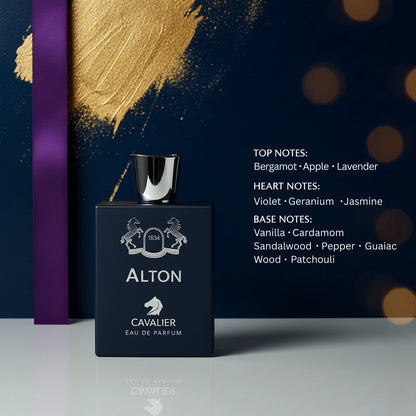 Alton Eau de Parfum – Floral Fragrance for Women and Men | Long-Lasting Spicy Floral Perfume | Sensual Spicy Perfume | Unisex Luxury Perfume | Apple Lavender Vanilla Sandalwood Scent 100ml