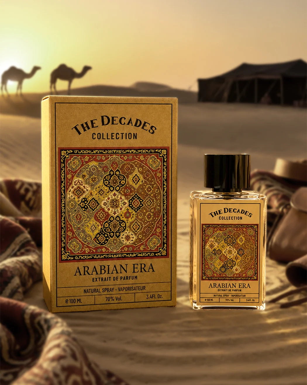 Arabian Era The Decades Extrait De Parfum Long-Lasting Oriental Vanilla Unisex Perfume 100ml