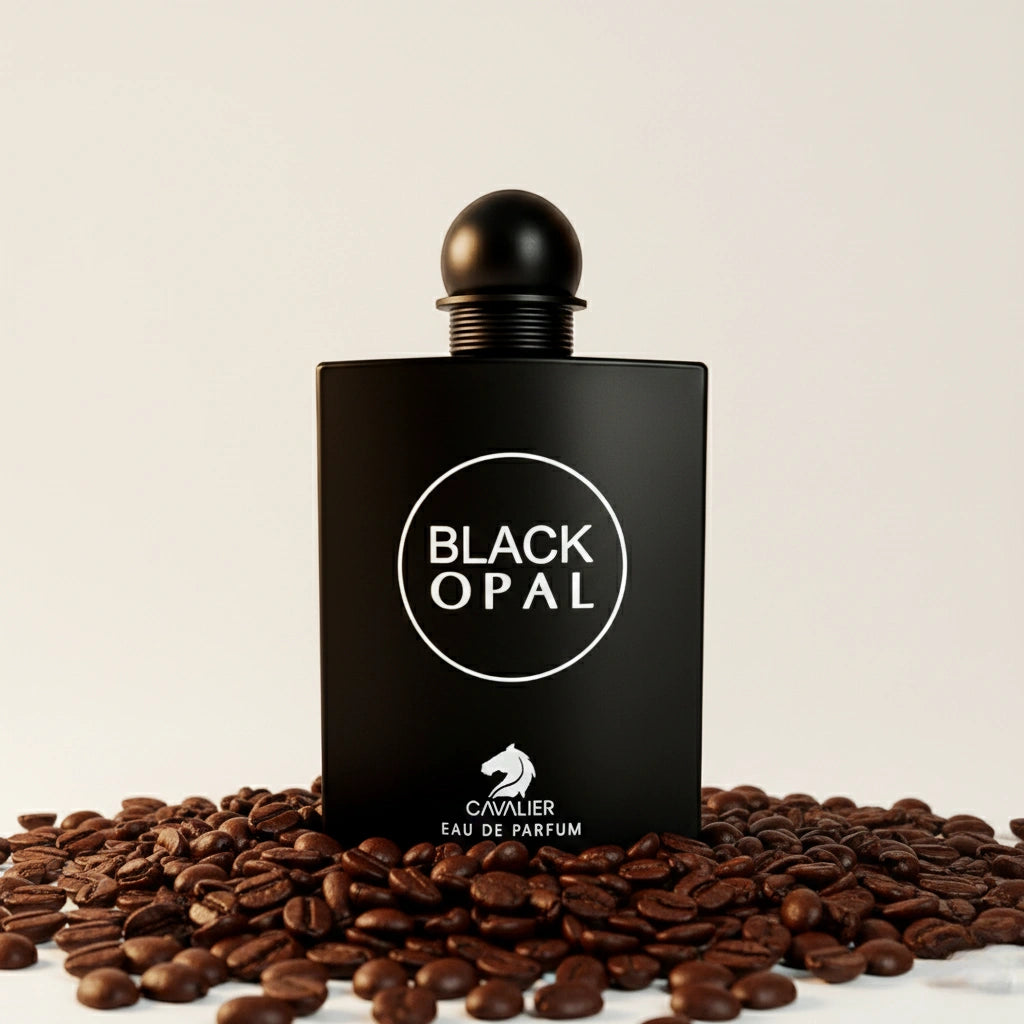 Black Opal Eau de Parfum – Sweet Vanilla Fragrance for Women | Long-Lasting Coffee Vanilla Perfume | Gourmand Floral Perfume | Women's Luxury Perfume | Bold Coffee Jasmine Vanilla Scent 100ml