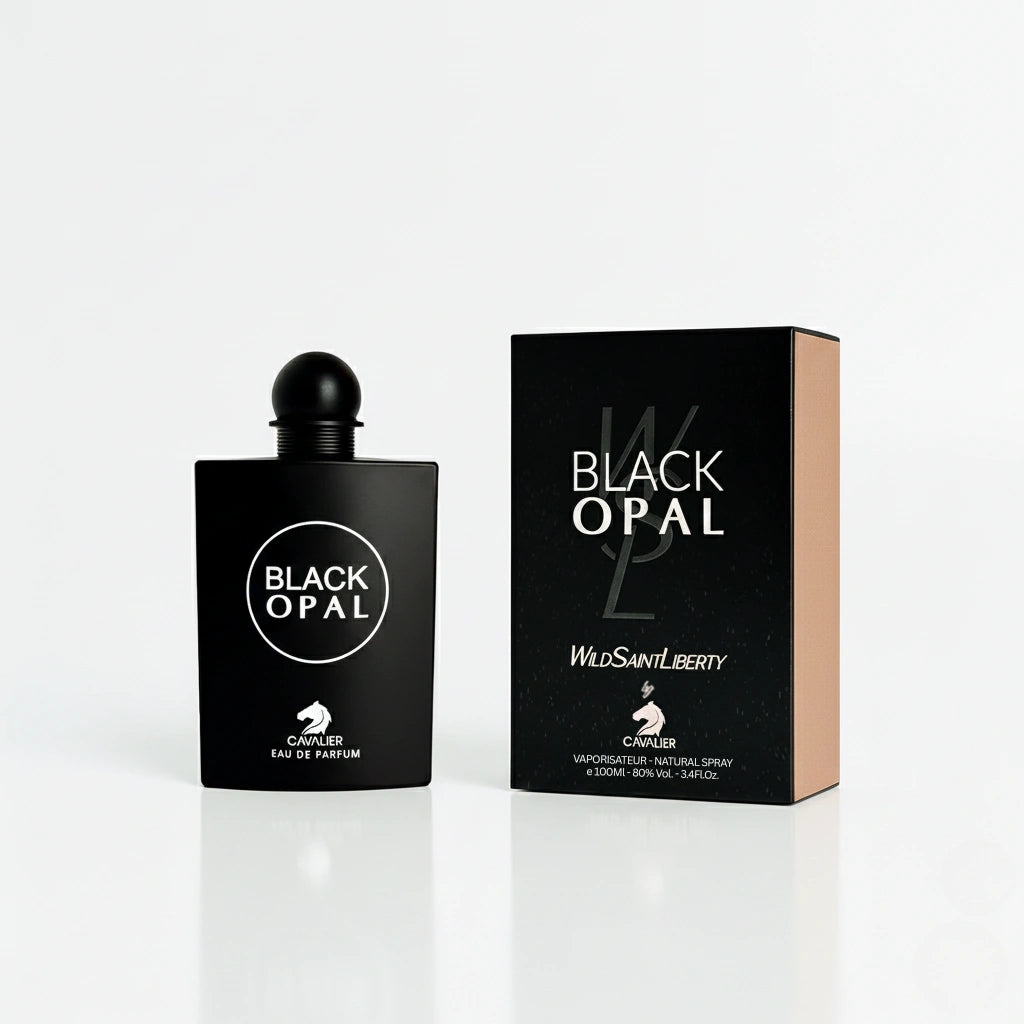 Black Opal Eau de Parfum – Sweet Vanilla Fragrance for Women | Long-Lasting Coffee Vanilla Perfume | Gourmand Floral Perfume | Women's Luxury Perfume | Bold Coffee Jasmine Vanilla Scent 100ml