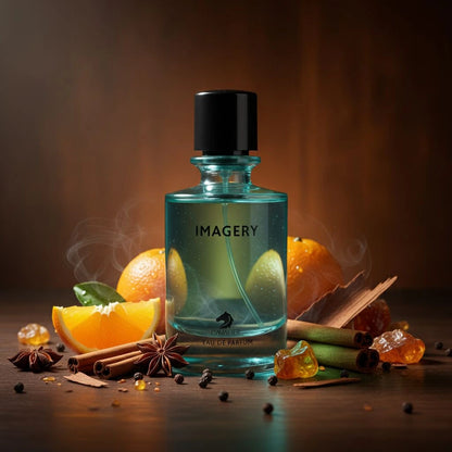 IMAGERY EAU DE PARFUM | Modern Citrus Woody Perfume – Grapefruit, Sandalwood & Amber | Long Lasting Scent – 100ml