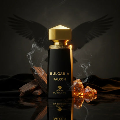 Bulgaria Falcon Eau de Parfum – Oriental Woody Fragrance for Men | Long-Lasting Oud Musk Perfume | Smoky Woody Perfume | Majestic Royal Oud Black Musk Scent 100ml