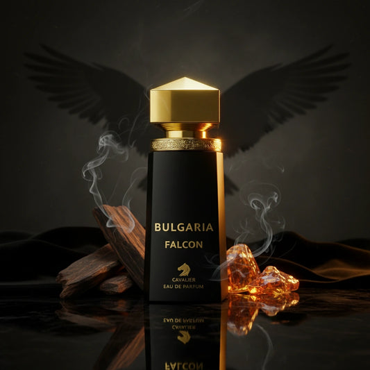 Bulgaria Falcon Eau de Parfum – Oriental Woody Fragrance for Men | Long-Lasting Oud Musk Perfume | Smoky Woody Perfume | Majestic Royal Oud Black Musk Scent 100ml