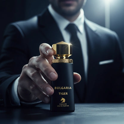 Bulgaria Tiger Eau de Parfum – Citrus Aromatic Fragrance for Men | Long-Lasting Fresh Citrus Perfume | Spicy Citrus Perfume | Men's Fresh Cologne | Bold Grapefruit Pepper Woody Scent 100ml