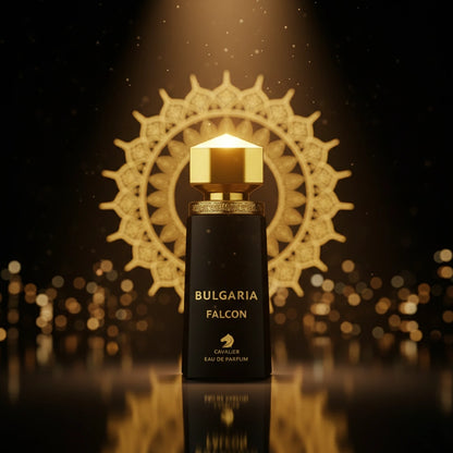 Bulgaria Falcon Eau de Parfum – Oriental Woody Fragrance for Men | Long-Lasting Oud Musk Perfume | Smoky Woody Perfume | Majestic Royal Oud Black Musk Scent 100ml