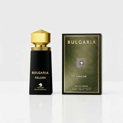 Bulgaria Falcon Eau de Parfum – Oriental Woody Fragrance for Men | Long-Lasting Oud Musk Perfume | Smoky Woody Perfume | Majestic Royal Oud Black Musk Scent 100ml