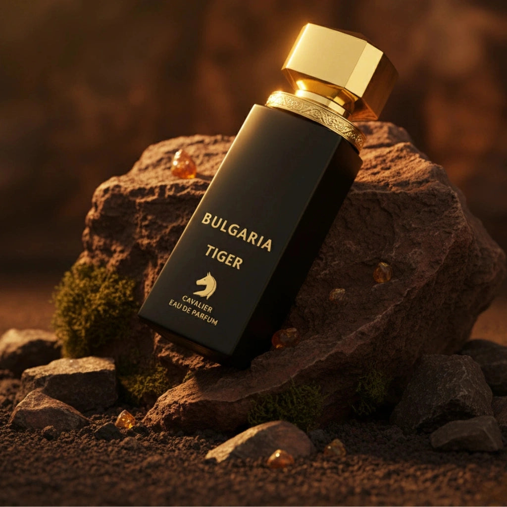 Bulgaria Tiger Eau de Parfum – Citrus Aromatic Fragrance for Men | Long-Lasting Fresh Citrus Perfume | Spicy Citrus Perfume | Men's Fresh Cologne | Bold Grapefruit Pepper Woody Scent 100ml