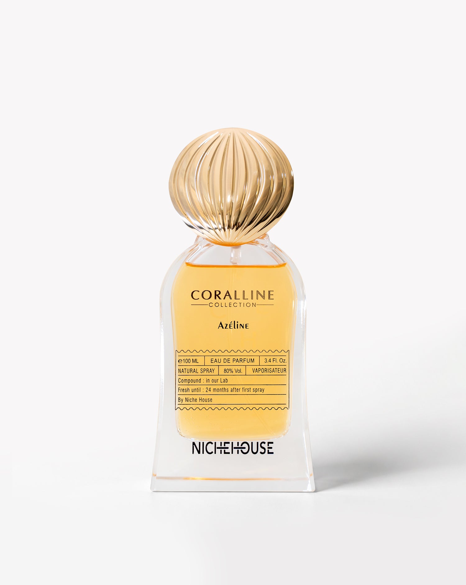 CORALLINE AZELINE EAU DE PARFUM 100ML | LONG LASTING ROSE WHITE MUSK FRAGRANCE BY NICHEHOUSE