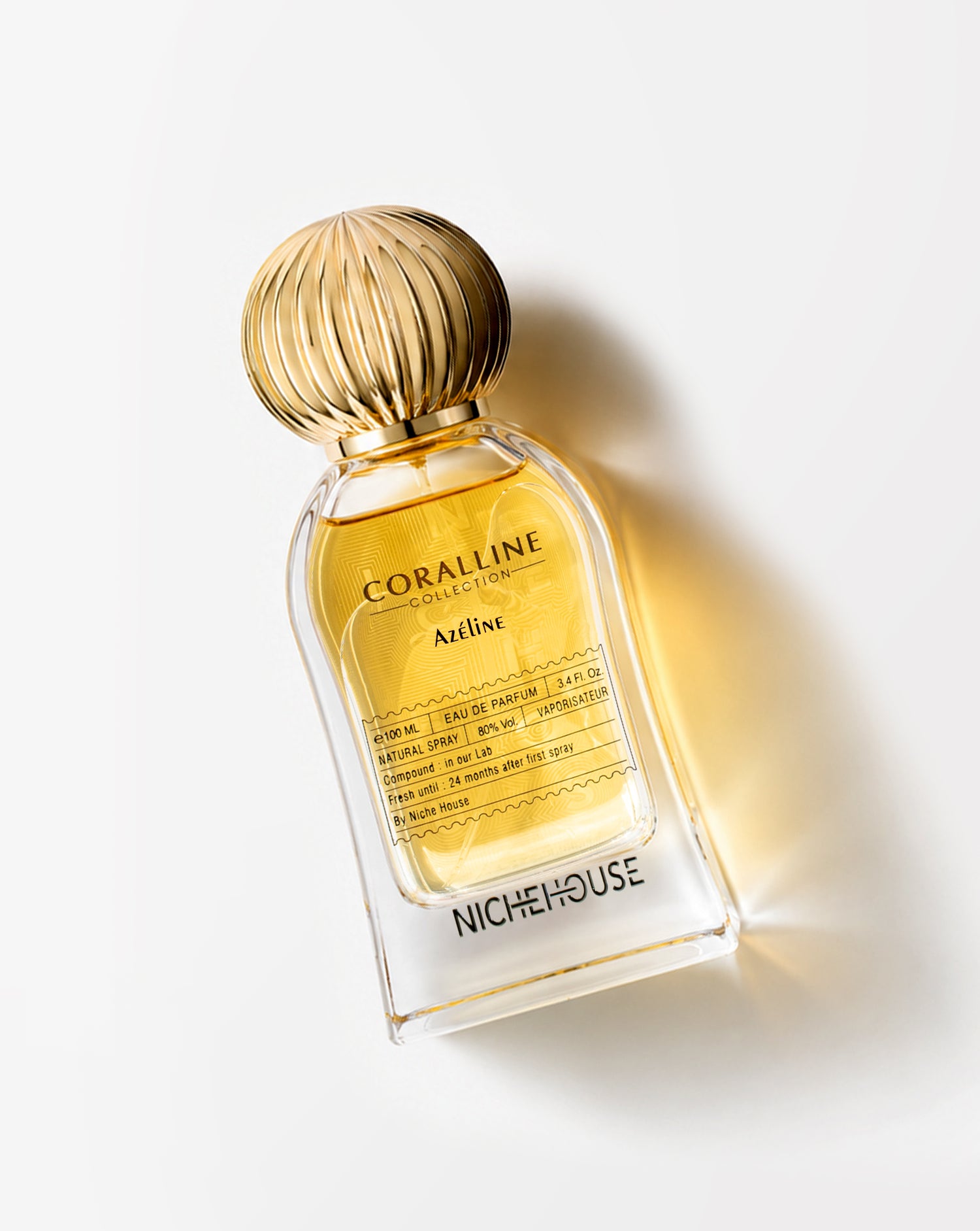 CORALLINE AZELINE EAU DE PARFUM 100ML | LONG LASTING ROSE WHITE MUSK FRAGRANCE BY NICHEHOUSE