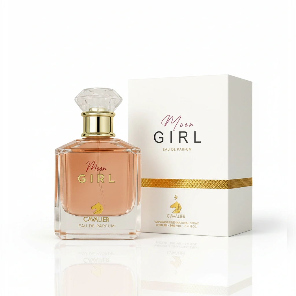 Cavalier Moon Girl Eau De Parfum 100ml | Sweet & Spicy Perfume for Women | Long-Lasting Floral & Vanilla Fragrance