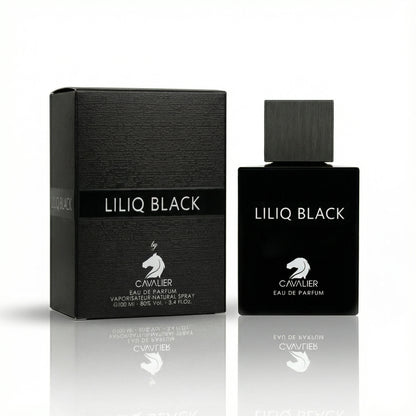 Liliq Black Eau de Parfum – Dark Woody Musk Perfume | Long-Lasting Woody Musk Fragrance | For Men | Smoky Vetiver Fragrance | Deep Woods Perfume 100ml