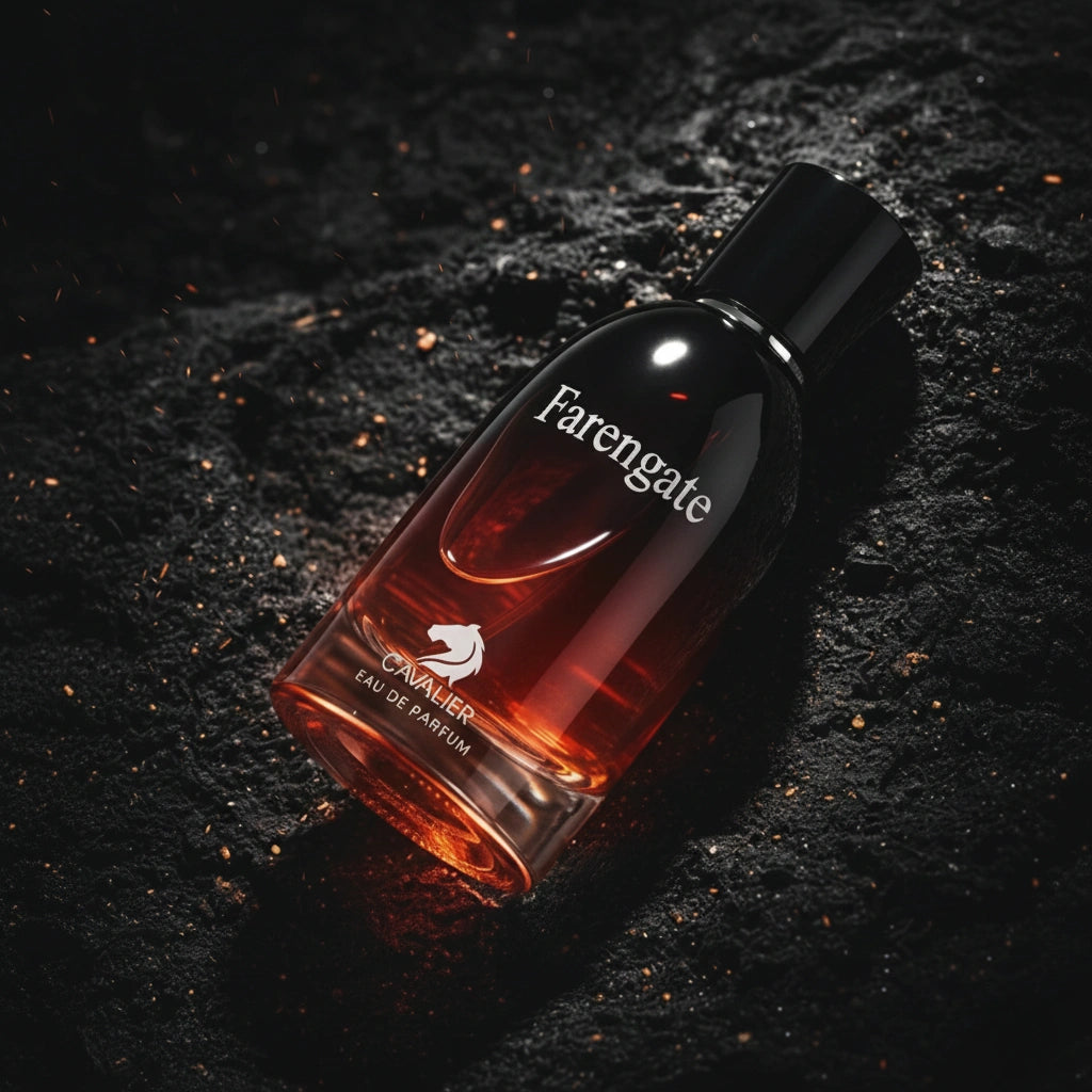 Farengate Eau de Parfum – Woody Floral Musk Fragrance for Men | Long-Lasting Aromatic Perfume | Rich Amber Woody Perfume | Men's Luxury Cologne | Bold Grapefruit Sandalwood Scent 100ml