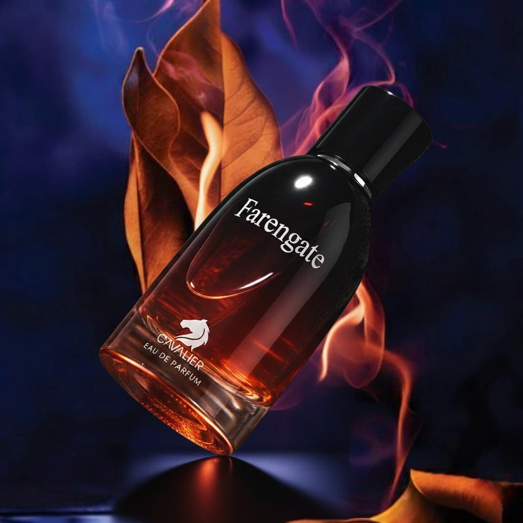 Farengate Eau de Parfum – Woody Floral Musk Fragrance for Men | Long-Lasting Aromatic Perfume | Rich Amber Woody Perfume | Men's Luxury Cologne | Bold Grapefruit Sandalwood Scent 100ml