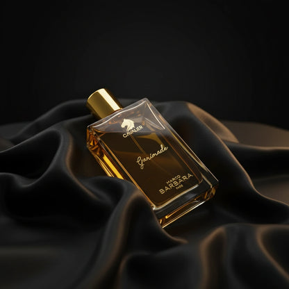 Ganimade Eau de Parfum – Bold Woody Spicy Fragrance for Women and Men | Long-Lasting Sweet Oriental Perfume | Sweet Indulgent Perfume | Unisex Luxury Perfume | Addictive Mandarin Saffron Osmanthus Musk Cedar Scent 100ml