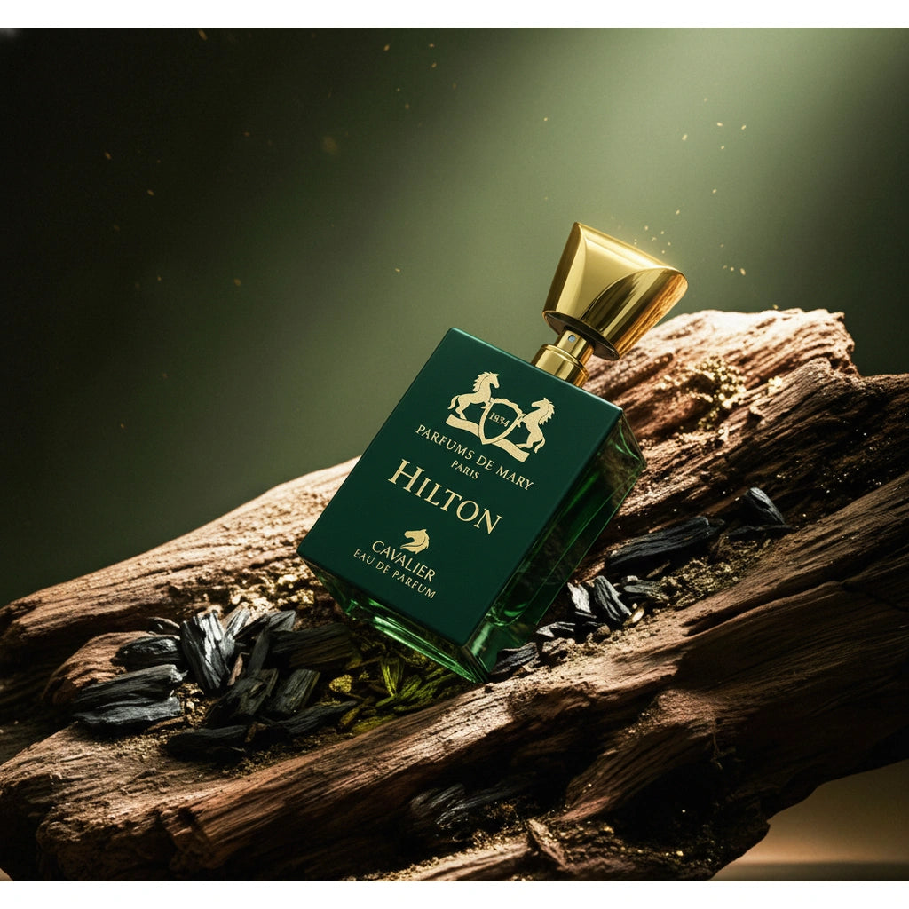 Hilton Eau de Parfum – Woody Aromatic Fragrance for Men | Long-Lasting Woody Perfume | Rich Oud Woody Perfume | Men's Luxury Cologne | Distinguished Sage Oud Scent 100ml