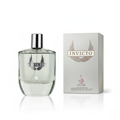 Invicto Eau de Parfum – Bold Aromatic Aquatic Fragrance for Men | Long-Lasting Fresh Masculine Perfume | Seductive Sporty Cologne | Victorious Grapefruit Sea Notes Ambergris Patchouli Scent 100ml