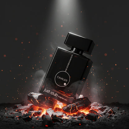 Just Club Eau de Parfum – Floral Fruity Fragrance for Men | Long-Lasting Intense Fragrance | Dark Smoky Leather Perfume | Powerful Blackcurrant Musk Scent 100ml