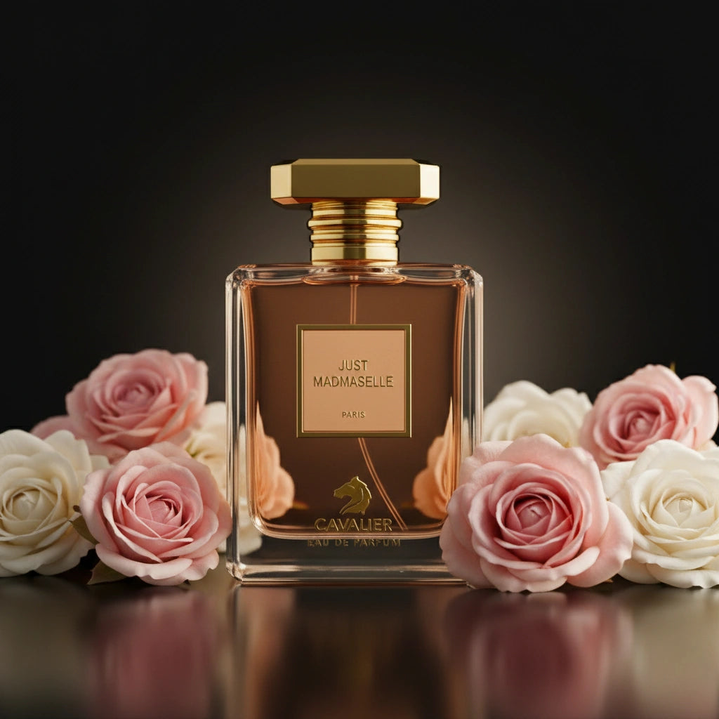 Just Madmaselle Eau de Parfum – Modern Floral Fragrance for Women | Long-Lasting Citrus Floral Perfume | Sophisticated Floral Perfume | Women's Luxury Perfume | Elegant Orange Rose Jasmine Vanilla Musk Scent 100ml