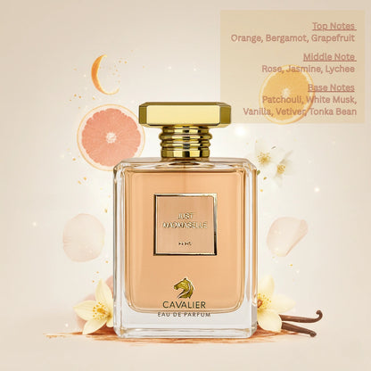 Just Madmaselle Eau de Parfum – Modern Floral Fragrance for Women | Long-Lasting Citrus Floral Perfume | Sophisticated Floral Perfume | Women's Luxury Perfume | Elegant Orange Rose Jasmine Vanilla Musk Scent 100ml