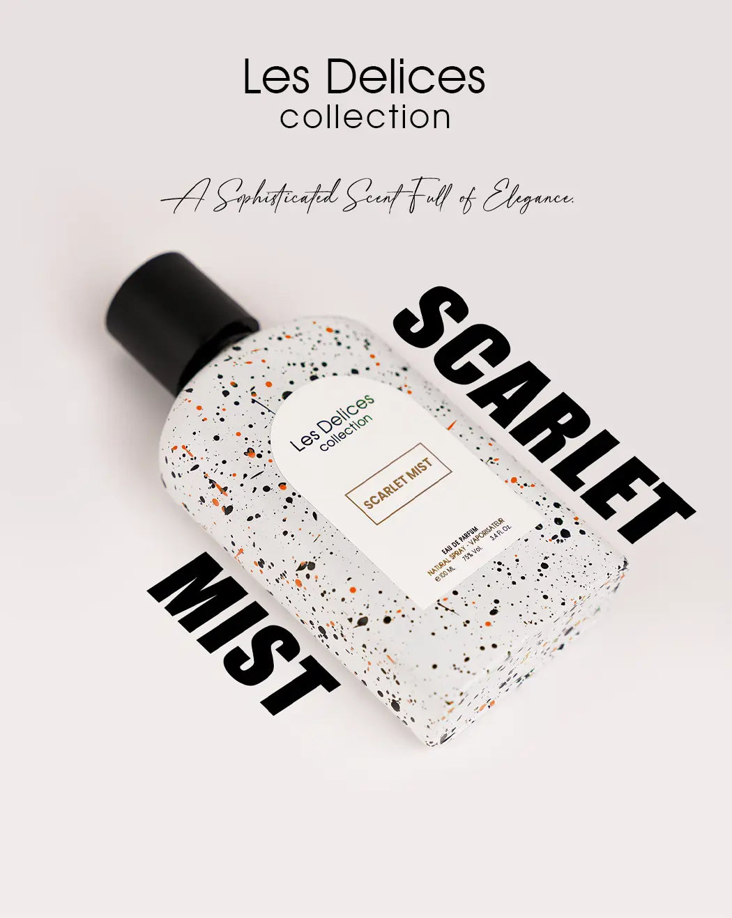Les Delices Scarlet Mist Long-Lasting Floral Perfume for Women Luxury EDP 100ml Perfume in UAE