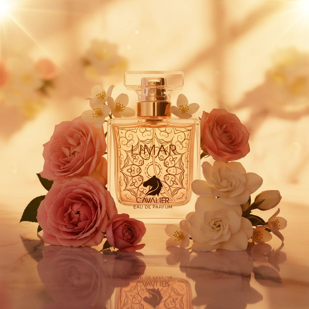 Limar Eau de Parfum – Floral Woody Musk Fragrance for Women | Long-Lasting White Floral Perfume | Romantic Cedarwood Perfume | Elegant Jasmine Gardenia Tuberose Scent 100ml