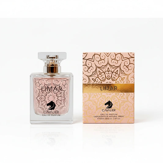 Limar Eau de Parfum – Floral Woody Musk Fragrance for Women | Long-Lasting White Floral Perfume | Romantic Cedarwood Perfume | Elegant Jasmine Gardenia Tuberose Scent 100ml