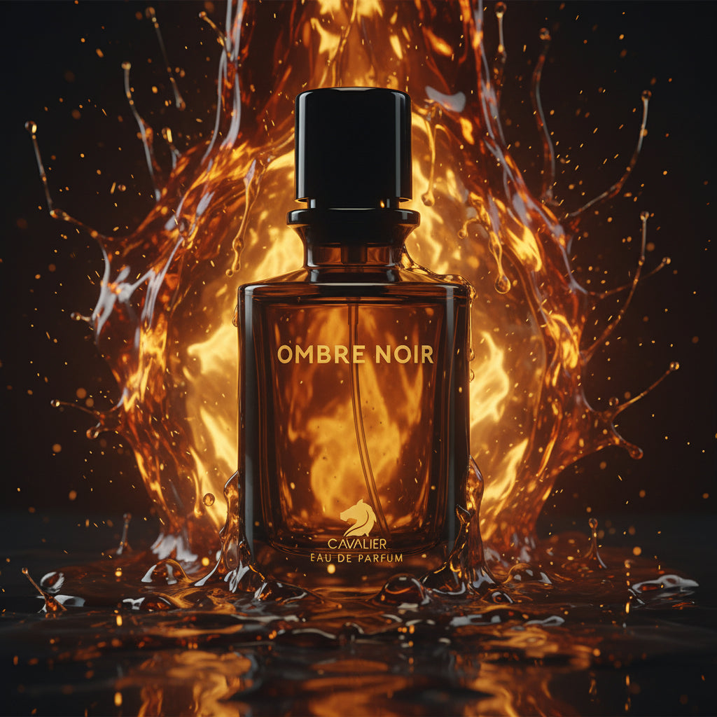 Ombre Noir Eau de Parfum – Long-Lasting Oud Perfume for Men & Women | Warm Spicy Fragrance | Unisex Oriental Perfume | Smoky Sandalwood Amber Scent | Luxury Evening Fragrance 100ml