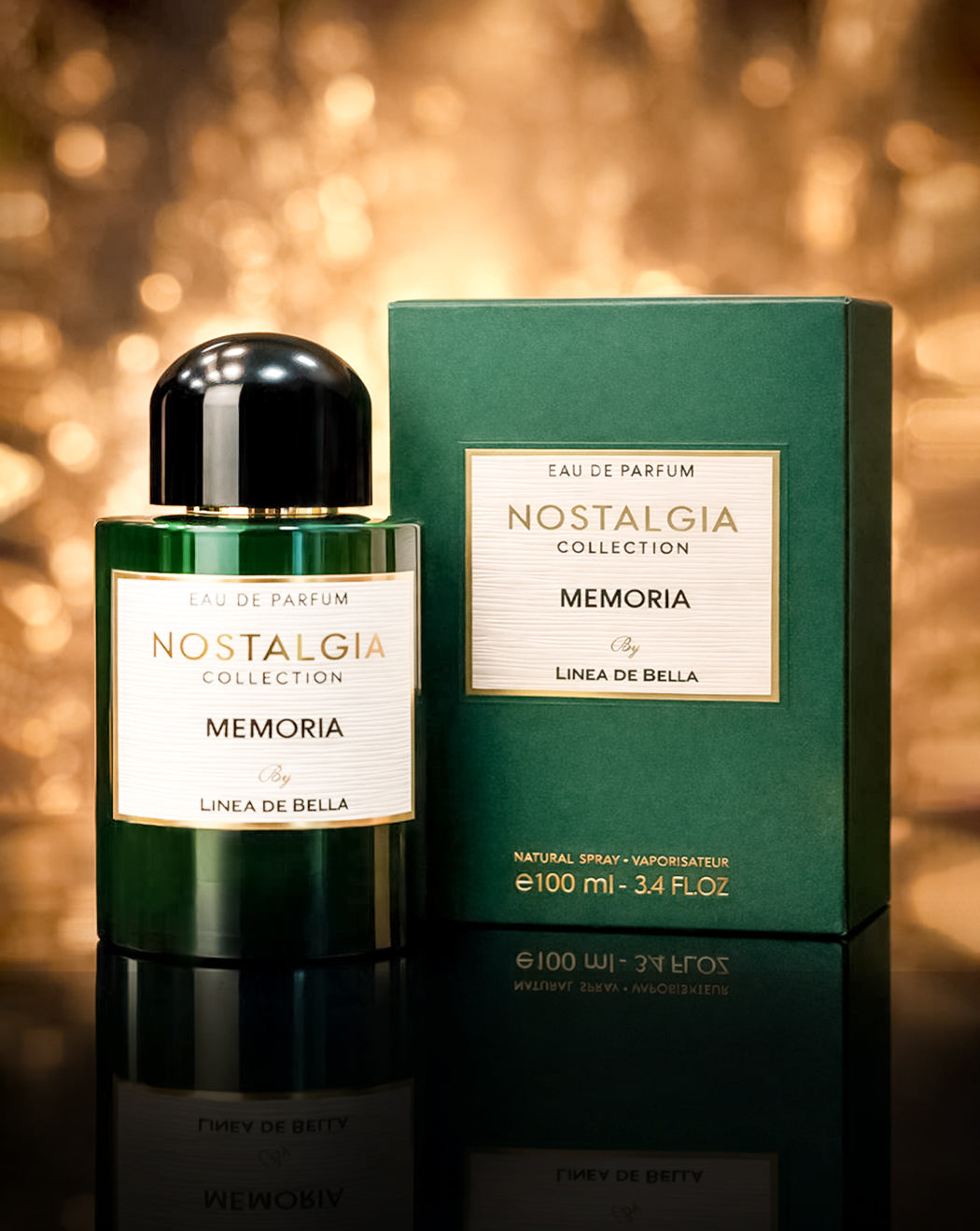 NOSTALGIA MEMORIA LONG-LASTING FRESH SPICY FLORAL PERFUME FOR MEN 100ML | WOODY LEATHER EAU DE PARFUM BY LINEA DE BELLA
