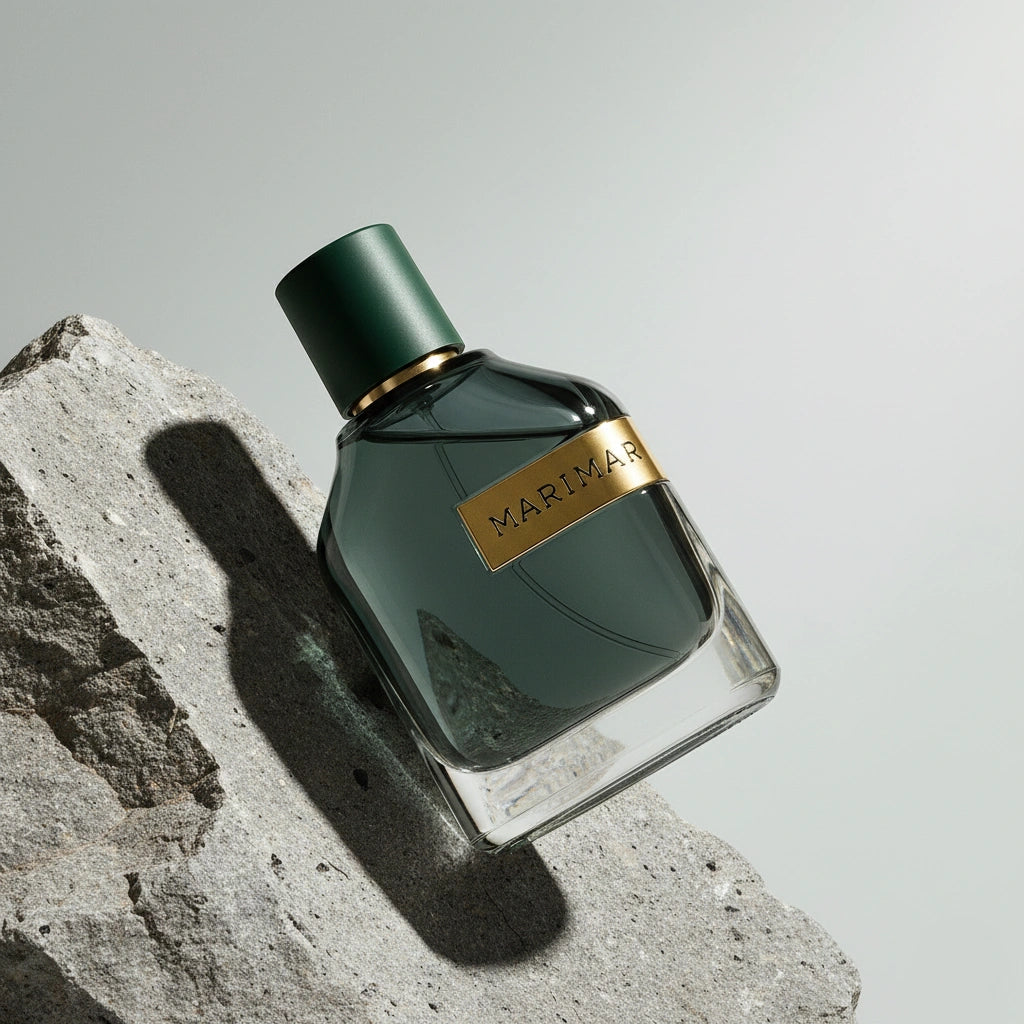 Marimare Eau de Parfum – Oceanic Aromatic Aquatic Fragrance | Long-Lasting Marine Perfume | Salty Mineral Perfume | Unisex Luxury Perfume | Seaweed Driftwood Ambergris Scent 100ml