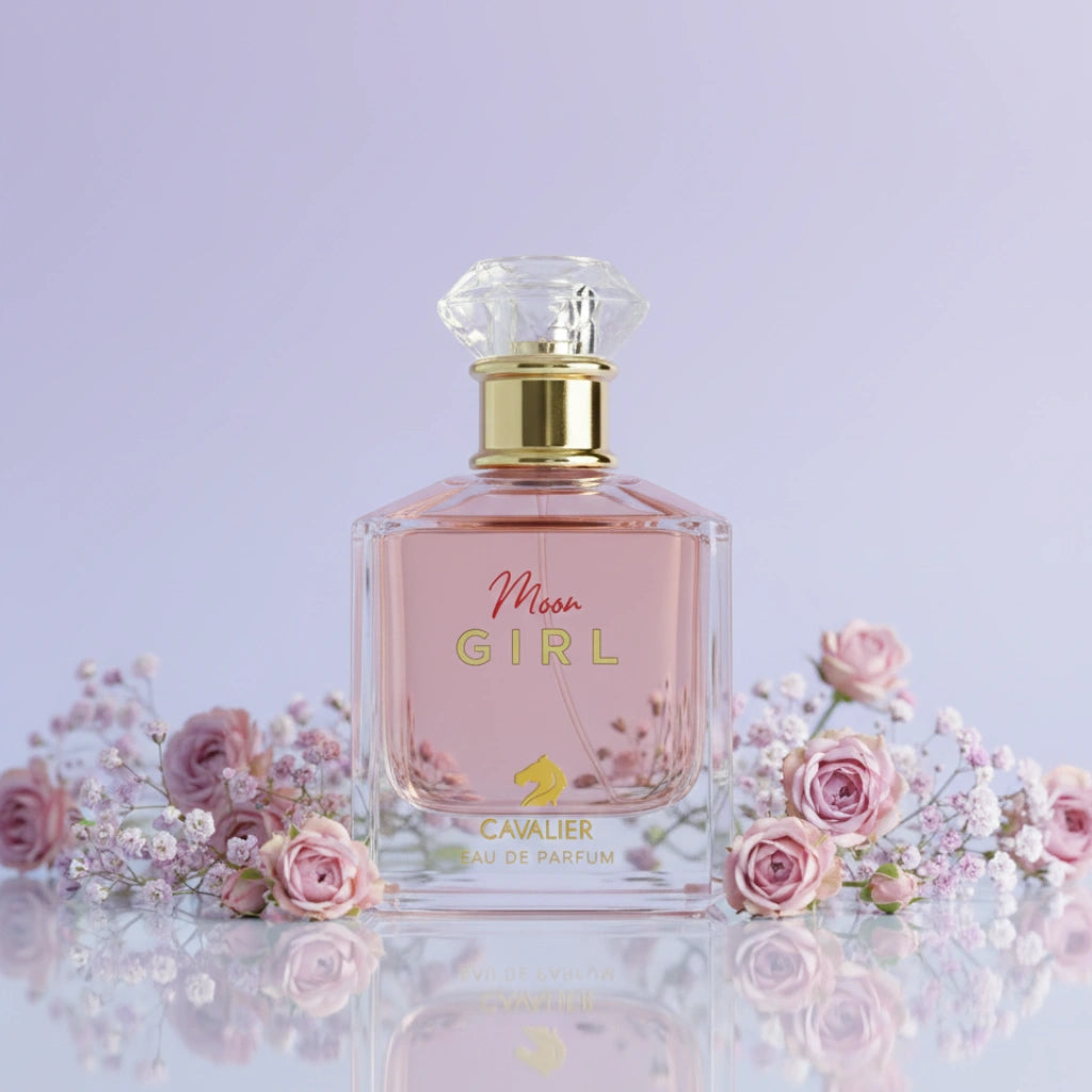 Cavalier Moon Girl Eau De Parfum 100ml | Sweet & Spicy Perfume for Women | Long-Lasting Floral & Vanilla Fragrance