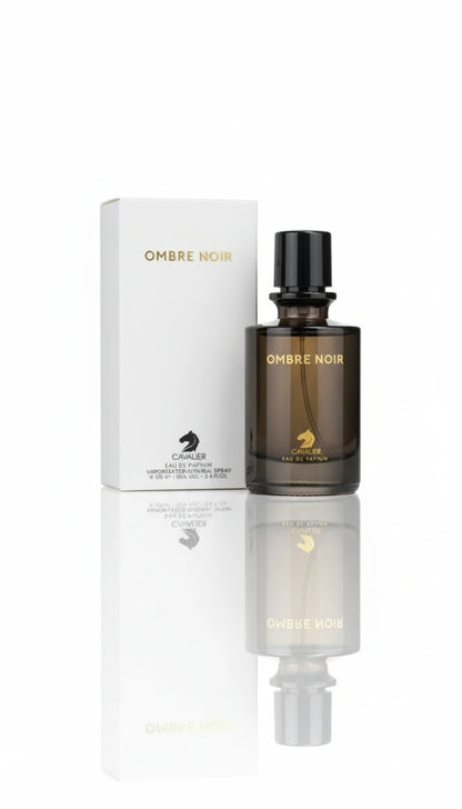 Ombre Noir Eau de Parfum – Long-Lasting Oud Perfume for Men & Women | Warm Spicy Fragrance | Unisex Oriental Perfume | Smoky Sandalwood Amber Scent | Luxury Evening Fragrance 100ml
