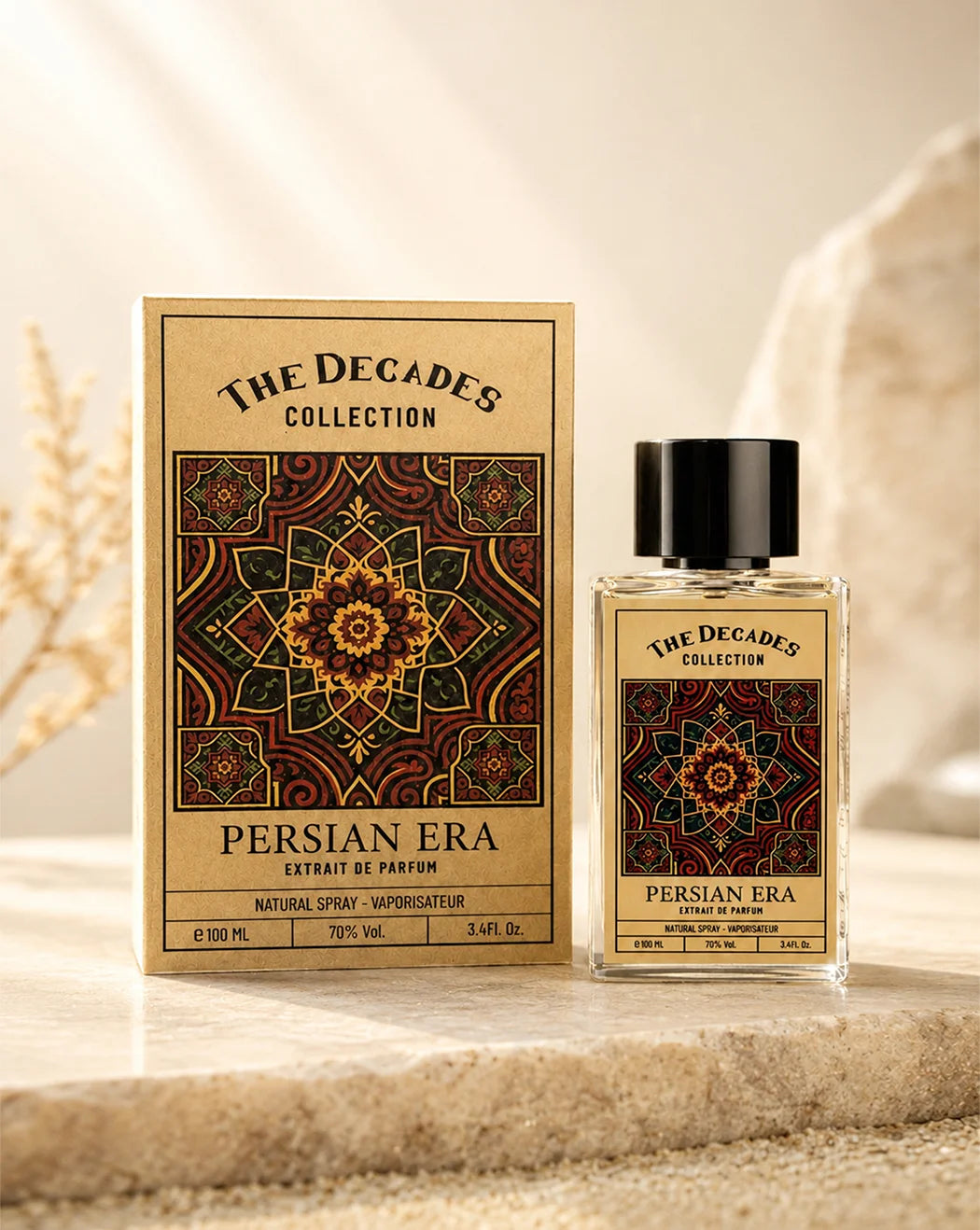 Persian Era The Decades Extrait De Parfum Long-Lasting Spicy Aromatic Unisex Perfume 100ml