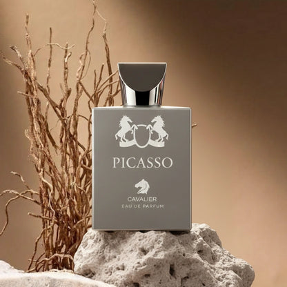 Piccaso Eau de Parfum – Oriental Fougère Fragrance for Men | Long-Lasting Almond Amber Perfume | Creamy Vanilla Perfume | Men's Luxury Cologne | Elegant Almond Sandalwood Musk Scent 100ml