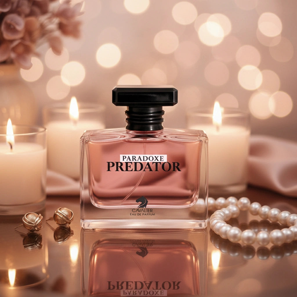 Predator Eau de Parfum – Modern Floral Fragrance for Women | Long-Lasting Floral Perfume | White Floral Perfume | Women's Luxury Perfume | Elegant Pear Jasmine Vanilla Scent 80ml