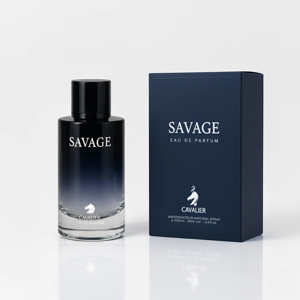 Savage Eau de Parfum – Aromatic Fougère Fragrance for Men | Long-Lasting Fresh Perfume | Spicy Aromatic Perfume | Men's Luxury Fragrance | Bold Bergamot Pepper Scent 100ml