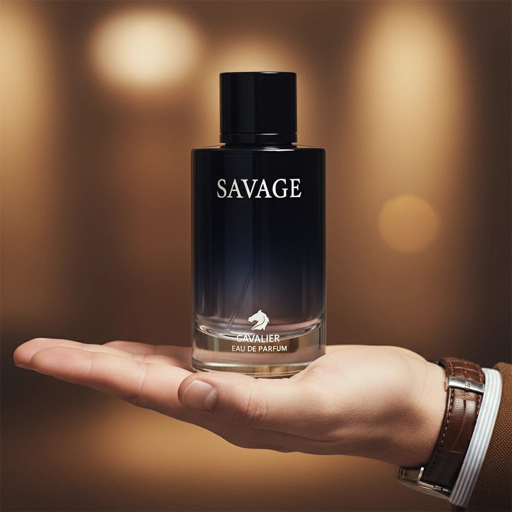 Savage Eau de Parfum – Aromatic Fougère Fragrance for Men | Long-Lasting Fresh Perfume | Spicy Aromatic Perfume | Men's Luxury Fragrance | Bold Bergamot Pepper Scent 100ml