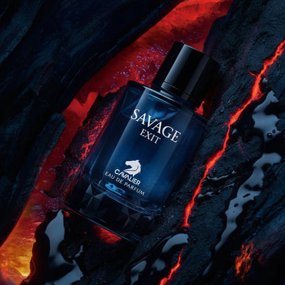 Savage Exit Eau de Parfum – Aromatic Spicy Fragrance for Men | Long-Lasting Powerful Perfume | Rich Aromatic Perfume | Men's Luxury Cologne | Bold Cinnamon Licorice Woody Scent 100ml