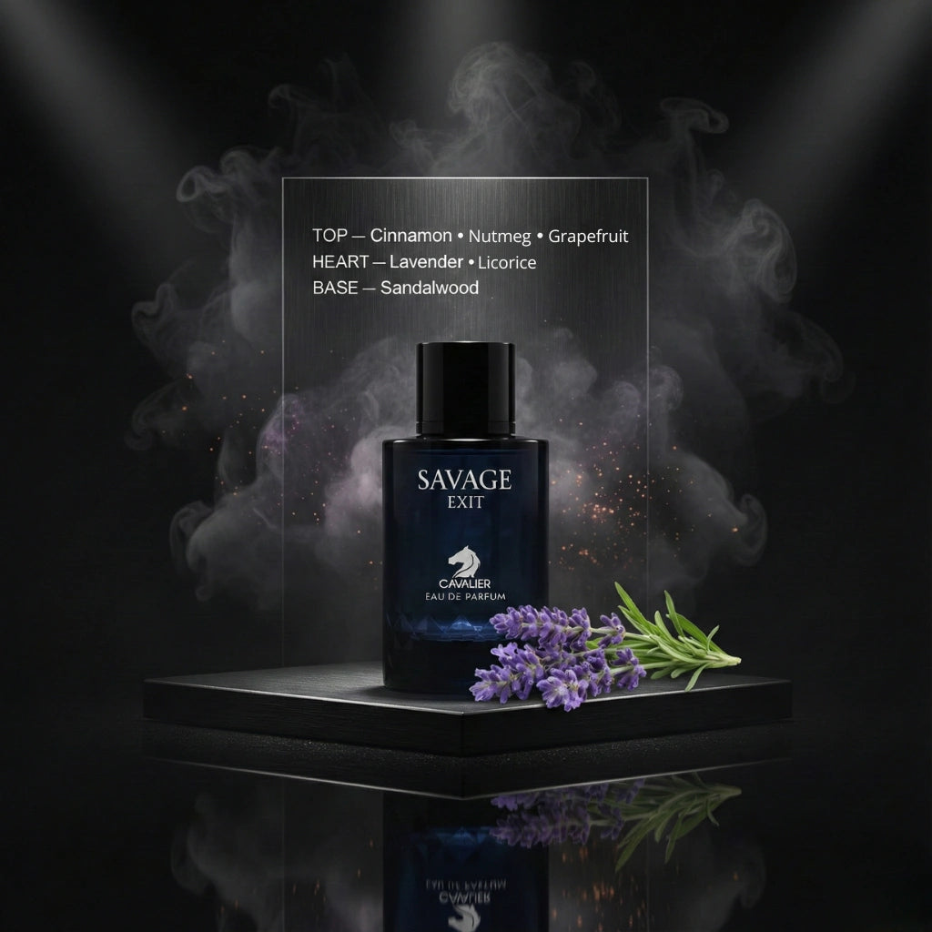 Savage Exit Eau de Parfum – Aromatic Spicy Fragrance for Men | Long-Lasting Powerful Perfume | Rich Aromatic Perfume | Men's Luxury Cologne | Bold Cinnamon Licorice Woody Scent 100ml