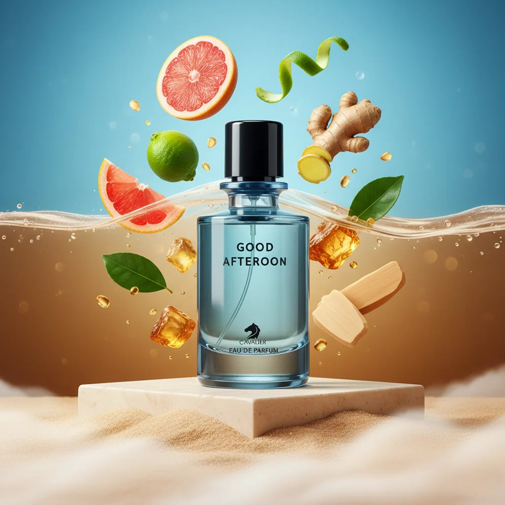 Good Afteroon Eau de Parfum – Summer Sea Breeze Fragrance | Long-Lasting Fresh Scent | Citrus Amber Unisex Perfume - 100ml