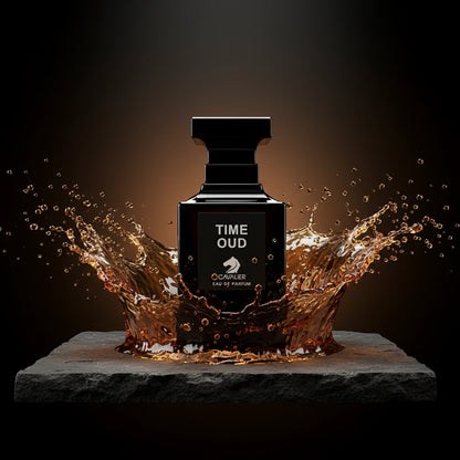 Time Oud Eau de Parfum – Luxury Woody Oud Fragrance for Women and Men | Long-Lasting Oud Wood Perfume | Smoky Woody Perfume | Unisex Luxury Perfume | Bold Oud Sandalwood Vetiver Amber Scent 100ml