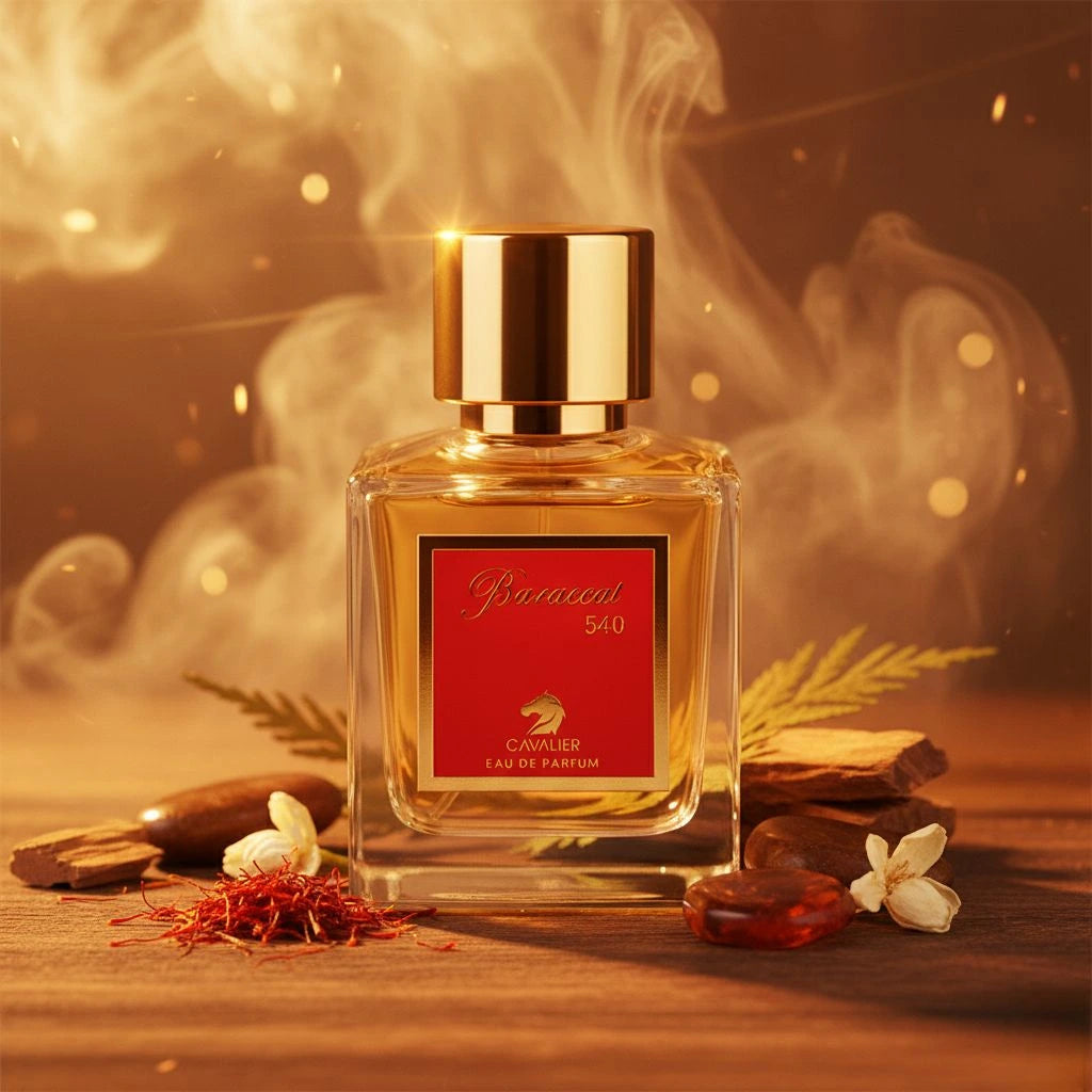 Unisex perfume with bright saffron and warm amber.