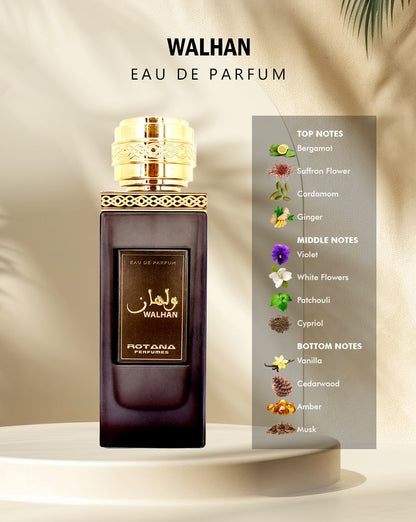 WALHAN EDP ARABIC LONG-LASTING PERFUME FOR MEN & WOMEN 100ML