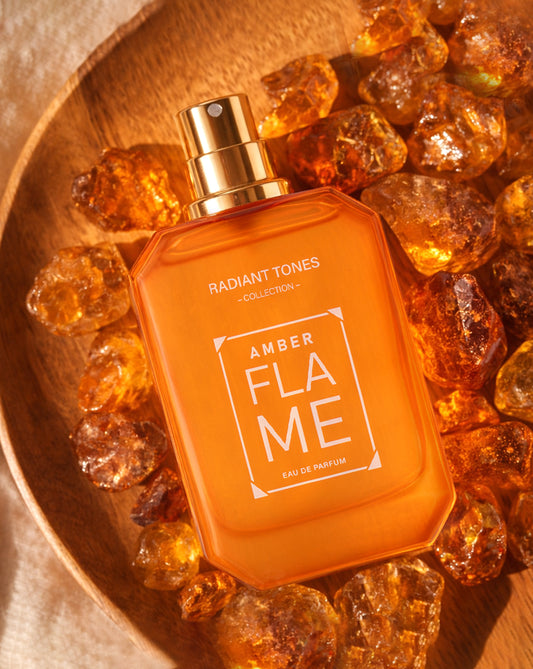 AMBER FLAME LONG LASTING LUXURY PERFUME FOR WOMEN | SWEET FRUITY VANILLA AMBER FRAGRANCE | ANTEROS RADIANT TONES AMBER FLAME EDP 100ML