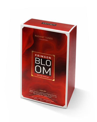 CRIMSON BLOOM EDP 100ML FOR WOMEN LONG LASTING LUXURY FRUITY FLORAL PERFUME | ANTEROS CRIMSON BLOOM EDP 100ML