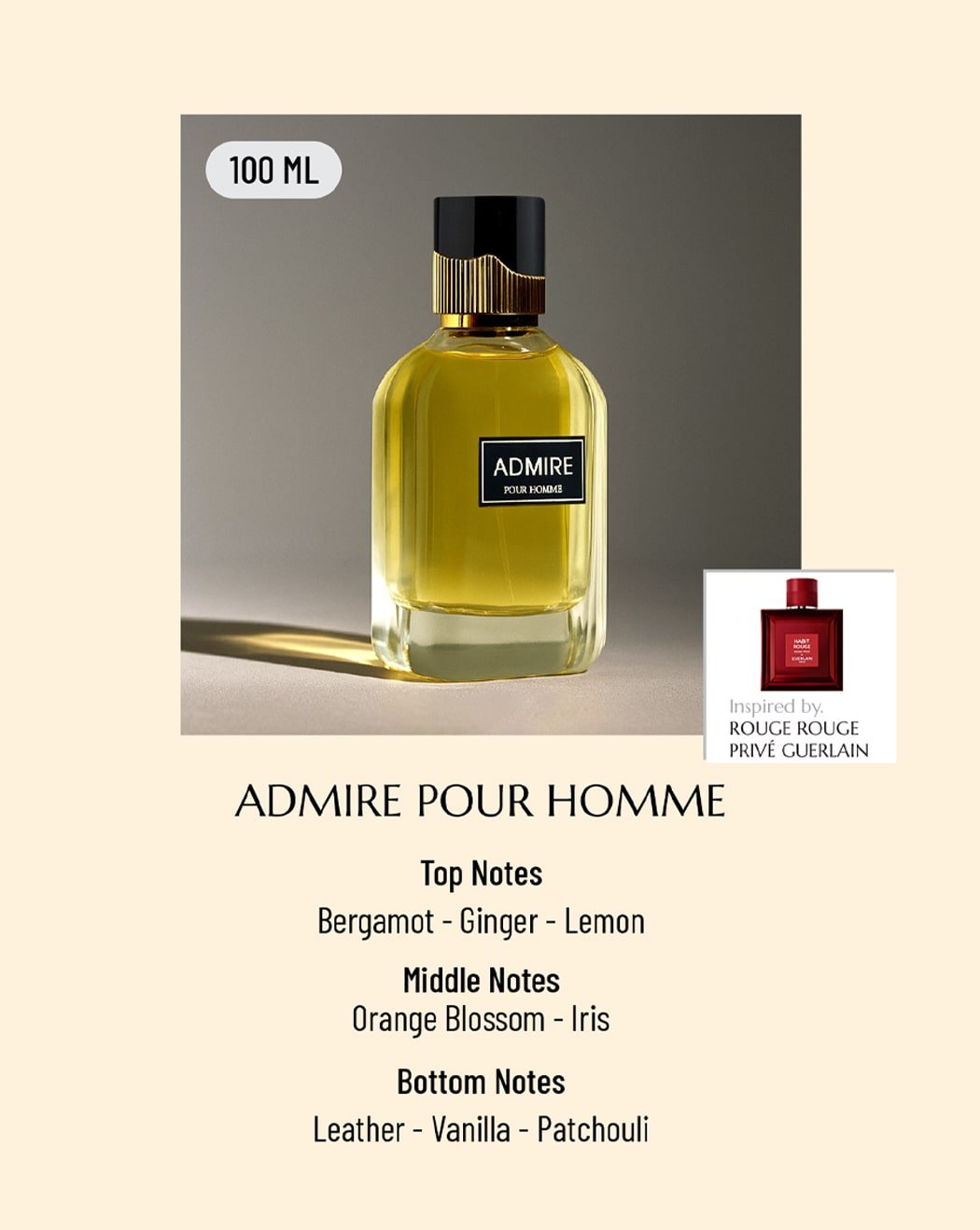DIVINA ADMIRE POUR HOMME EDP 100ML FOR MEN - Linea De Bella | Divina Perfumesperfumefragrance