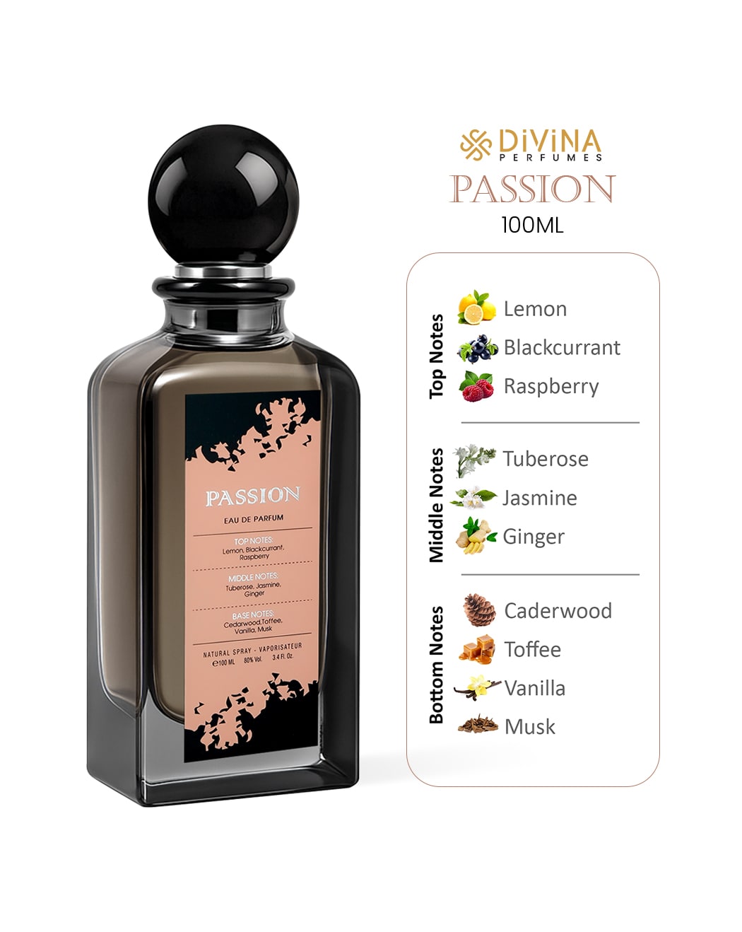 Divina Passion For Women EDP 100ml by DIVINA PERFUMES - product image 2