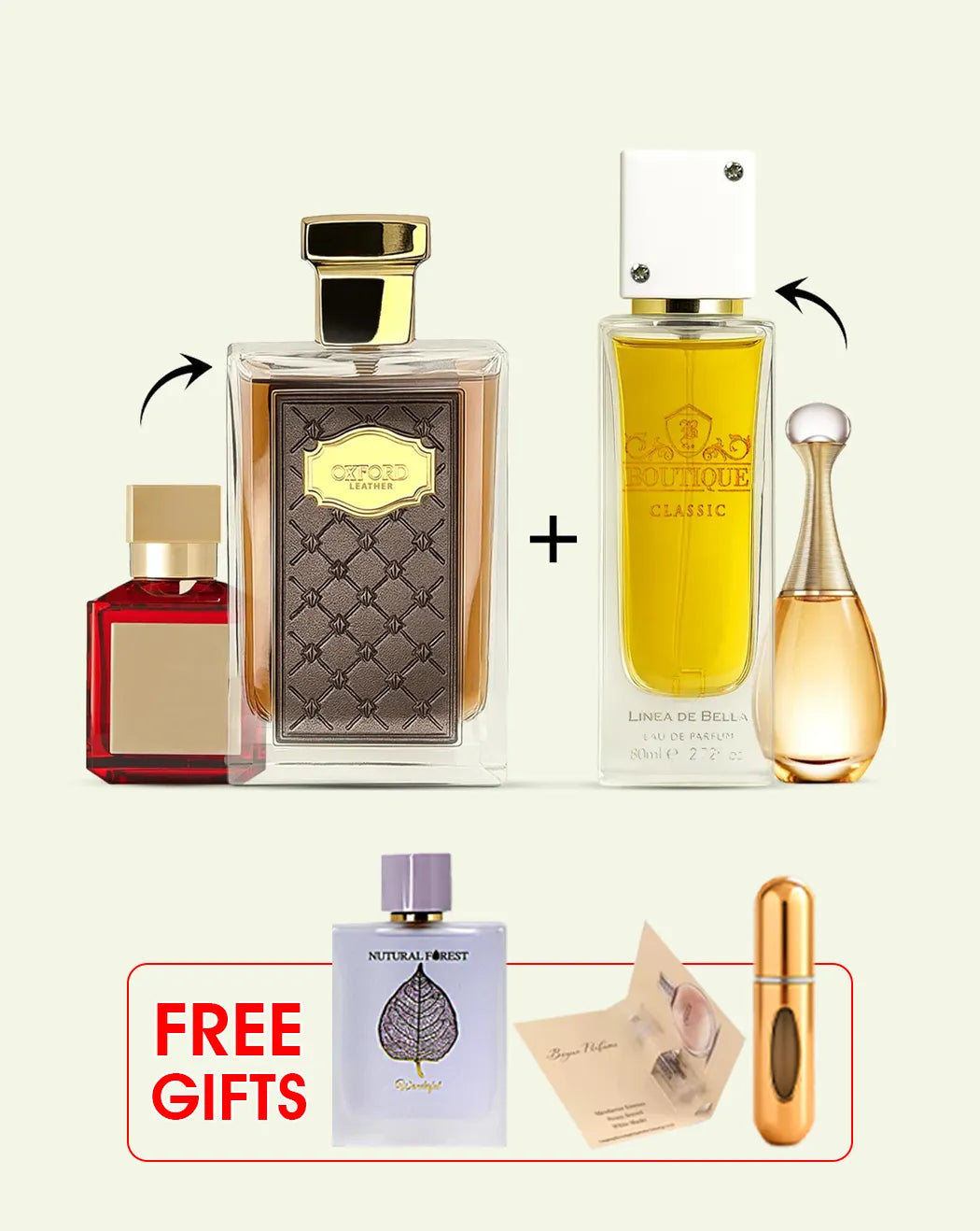 Special Bundle Offer – Oxford Leather Unisex + Boutique Classic Women + FRRE Nutural Forest | Premium Combo Pack