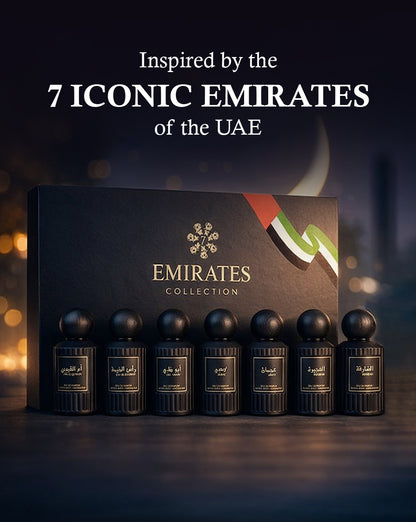 LUXURY ARABIC PERFUME GIFT SET EMIRATES COLLECTION (7X50ML) UNISEX EDP LONG LASTING | PREMIUM GIFT SET FOR MEN & WOMEN